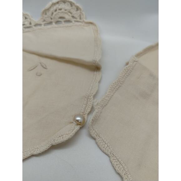 Lot Of 4 Prairie Collar Lace Inserts - Battenburg - Ann's - Annie - Picture 9 of 9